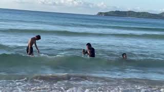 Swimming in angkla beach