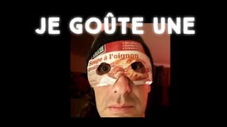 Je goûte à une soupe à l'oignon au micro-onde!