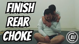 How to Finish Rear Naked Choke (RNC) - Even When Their Chin is Tucked