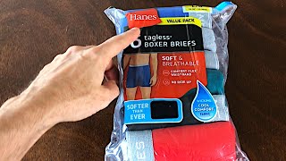 Hanes Boxer Briefs for Men: Inside the Value Pack