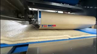 Hard and soft biscuit machine in real shots. Machine testing records