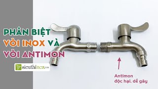 Cách phân biệt vòi inox chuẩn và vòi mạ inox