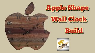 Apple Shape Wall Clock