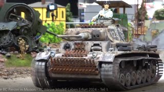 Spannende RC-Panzer in Motion | RC Messe Modell Leben Erfurt 2024 | Teil 1