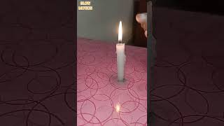 Candle and finger trick | part - 02 | slow motion | quickly move the finger in the fire | #shorts