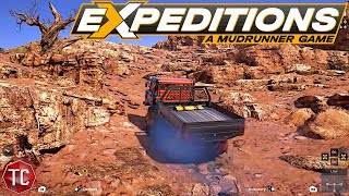 EXPEDITIONS: A MudRunner Game NEW GAMEPLAY! Tire Pressure, New Gear, Trucks, & MORE!