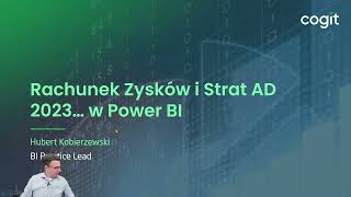 Rachunek Zysków i Strat AD 2023... w Power BI