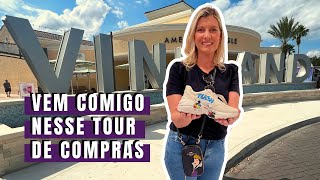 Tour de compras no outlet Vineland em Orlando