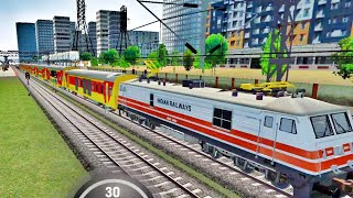 Banglore To Pune | AC Double Decker Express | With WAP-5 Engine | Indian Train Simulator