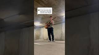 Slow dancing in an empty parking garage #guitar #acoustic #johnmayer #fingerstyle #music