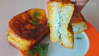 Гренки с творогом /Супер вкусный и простой завтрак