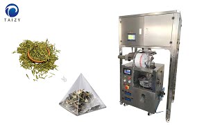 Pyramid tea packing machine