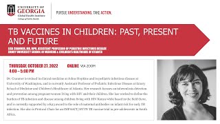 Global Health Seminar - TB vaccines in Children: Past, Present and Future