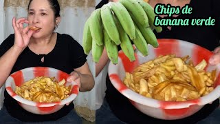 CHIPS DE BANANA VERDE - MELHOR QUE BATATA FRITA