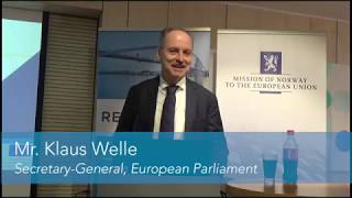 RECONNECT High-level Lecture: Secretary-General Klaus Welle