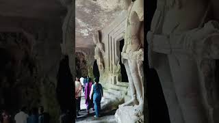 Elephanta caves in mumbai #mahadev #om #jyotirling #caves #elephantacavesmumbai #mumbai #buddha