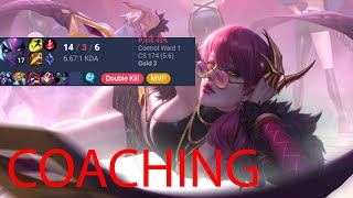 Coaching gold Evelynn | Decisiveness is key.