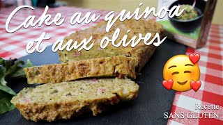 CAKE AU QUINOA ET OLIVES : Recette saine et facile [SANS GLUTEN]