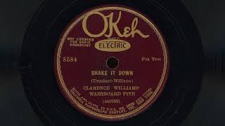 "Shake it Down" - Clarence Williams' Washboard Five (1928) f/ King Oliver! 🎺