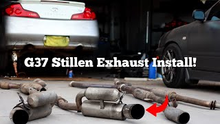 Infiniti G37 STILLEN Exhaust On A Infiniti G35 | Stillen Exhaust With Muffler Delete!