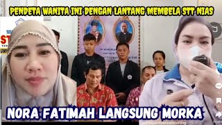 PENDETA WANITA PEMBELA STT NIAS LANGSUNG DISYIKAT OLEH NORA FATIMAH ARITONANG