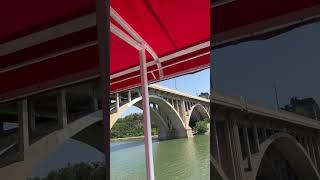 Sightseeing cruise in Saskatoon Canada #cruise #sightseeing #water #river #bridge #summer #canada