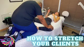 "Enhance Your Massage Experience with Therapeutic Stretching Techniques" Wellness Training Academy