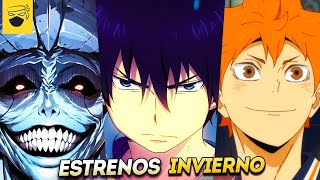 🔥 ESTRENOS ANIME QUE LA VAN A ROMPER EN LA TEMPORADA INVIERNO 2024 🔝