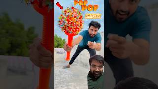 Pop Pop Crackers से बनाया गोटा 🤩💥 | #shorts #diwali #experiment