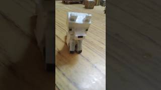 Minecraft Snow Fox PaperCraft #minecraftpapercraft #shorts