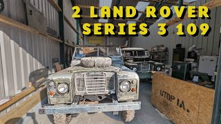 2 Land Rover Series III 109s as 1 isn't enough