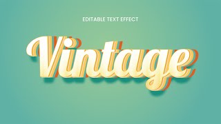 Cara Membuat Desain Text Effect Vintage di Adobe Illustrator