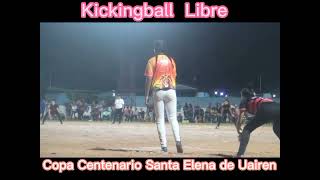 AMAZÓNICAS de Ciudad Bolívar VS BLACK LYON del Kilómetro 88 Kickingball Libre