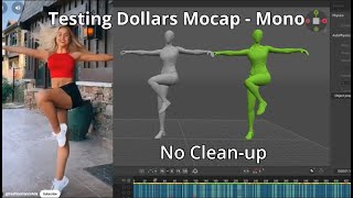 Testing Dollars Mocap using Mono - First Test