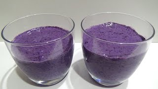 blueberry protein fluff