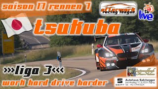 LIVE: AWL Liga 3 Saison 17 Rennen 7 @ Tsukuba Circuit (JPN)