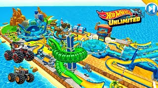 Hot Wheels Unlimited 2 - Giant snakes and deadly sharks—race for your life!" Amazing Track