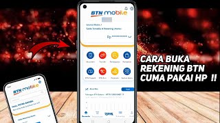 🔴 cara membuat rekening BTN | cara buat rekening bank btn online | cara membuka rekening btn online