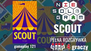 👥 NieSoloGram #13: SCOUT | pełna rozgrywka na 4 graczy | gameplay 121