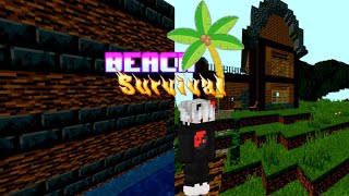 Minecraft:Beach Survival  am început depozitul...