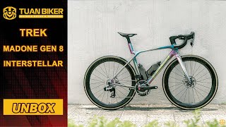 Madone gen 8 interstellar color unboxing. Most Expensive bike by TREK