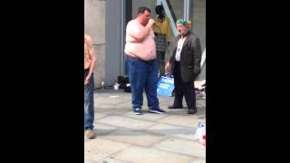 Hilarious Drunk Street Performers Sing John Newman!