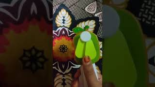 Portable kiwi 🥝 fan#pujita craft studio 🍁#cute portable kiwi fan#