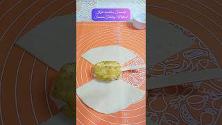 Kids lunchbox Favorite Samosa FoldingMethod#shorts #samosa #youtubeshorts #recipe #shortvideo #vegan