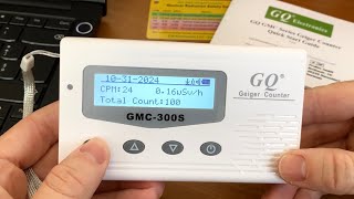 GMC-300S Geiger counter overview with outdoor test and Radon detection☢️