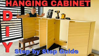 PAANO GUMAWA HANGING CABINET GAMIT ANG PLYBOARD | HOW TO MAKE HANGING CABINET USING PLYBOARD | DIY