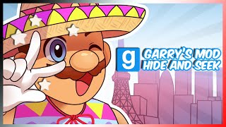 THE POWER OF MARIO AND ANIME!?!?!? | Garry's Mod Hide and Seek: Anime Edition