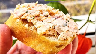 РИЙЕТ ИЗ ЛОСОСЯ. ПАШТЕТ// PATE WITH SALMON