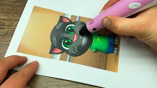 DIY Paper quiet games. Toca Kitchen 2. Compilation