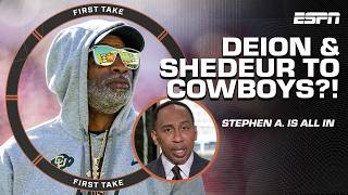 'PRIME TIME IS COACH OF THE YEAR!' 😤 - Stephen A. wants Shedeur & Deion to the COWBOYS | First Take